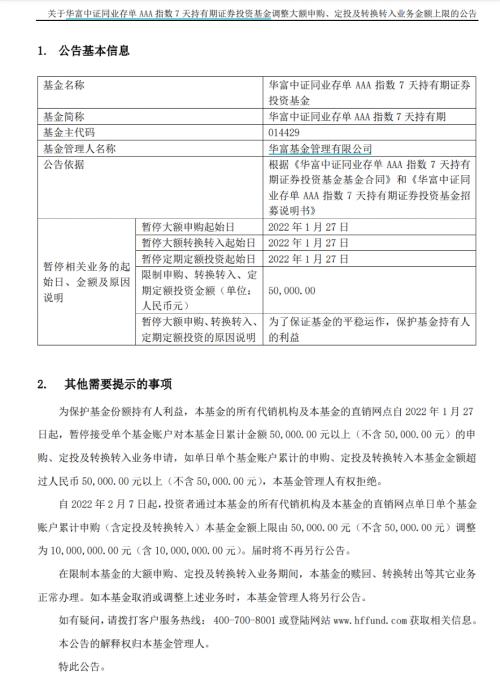 多只突然宣布：限购！这类基金火了：单只规模100个亿