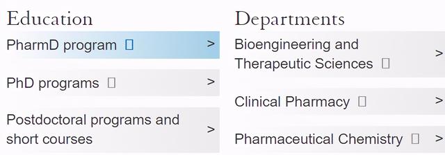 加州大学旧金山分校UCSF：药学专业研究生项目介绍（PharmD）