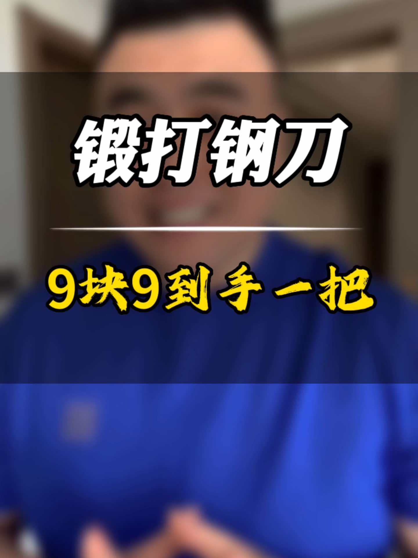 锻打钢刀,9块9到手一把 手工锻打菜刀 家用厨房菜刀 厨房必备神器 非常方便实用