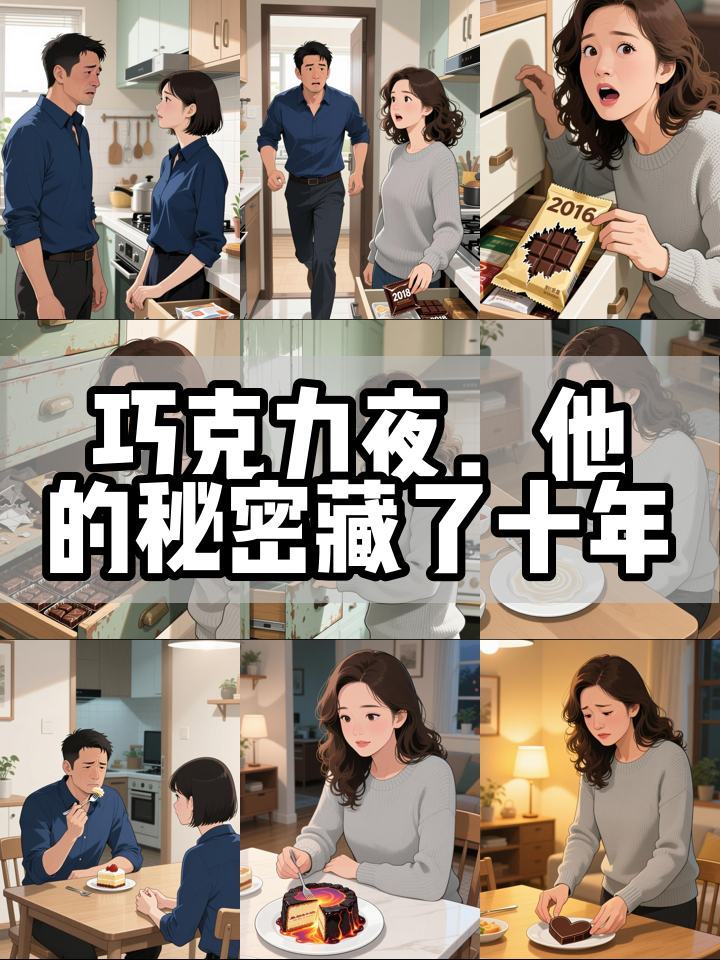纪念日巧克力被嫌苦,她转身发现他藏了十年的秘密