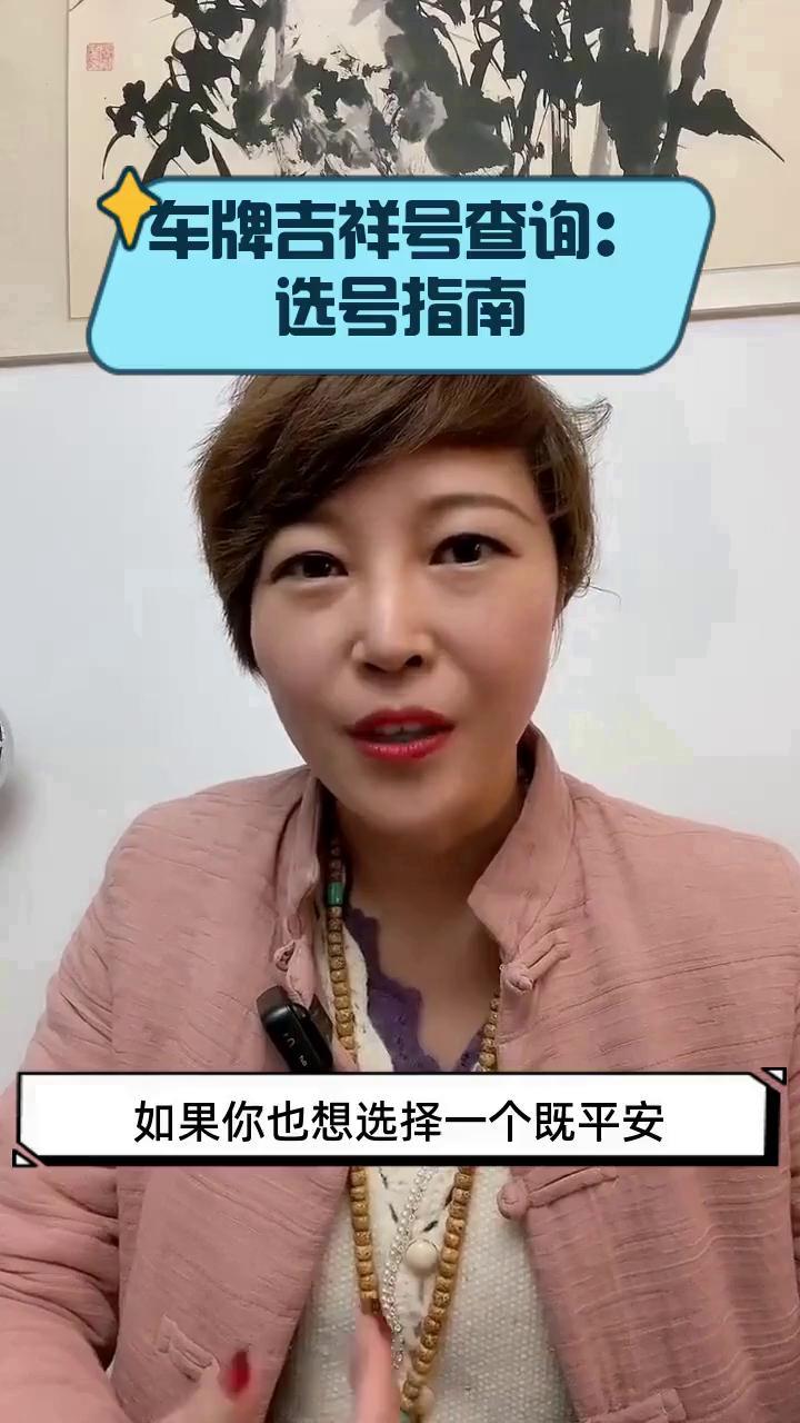 车牌吉祥号查询:选号指南
