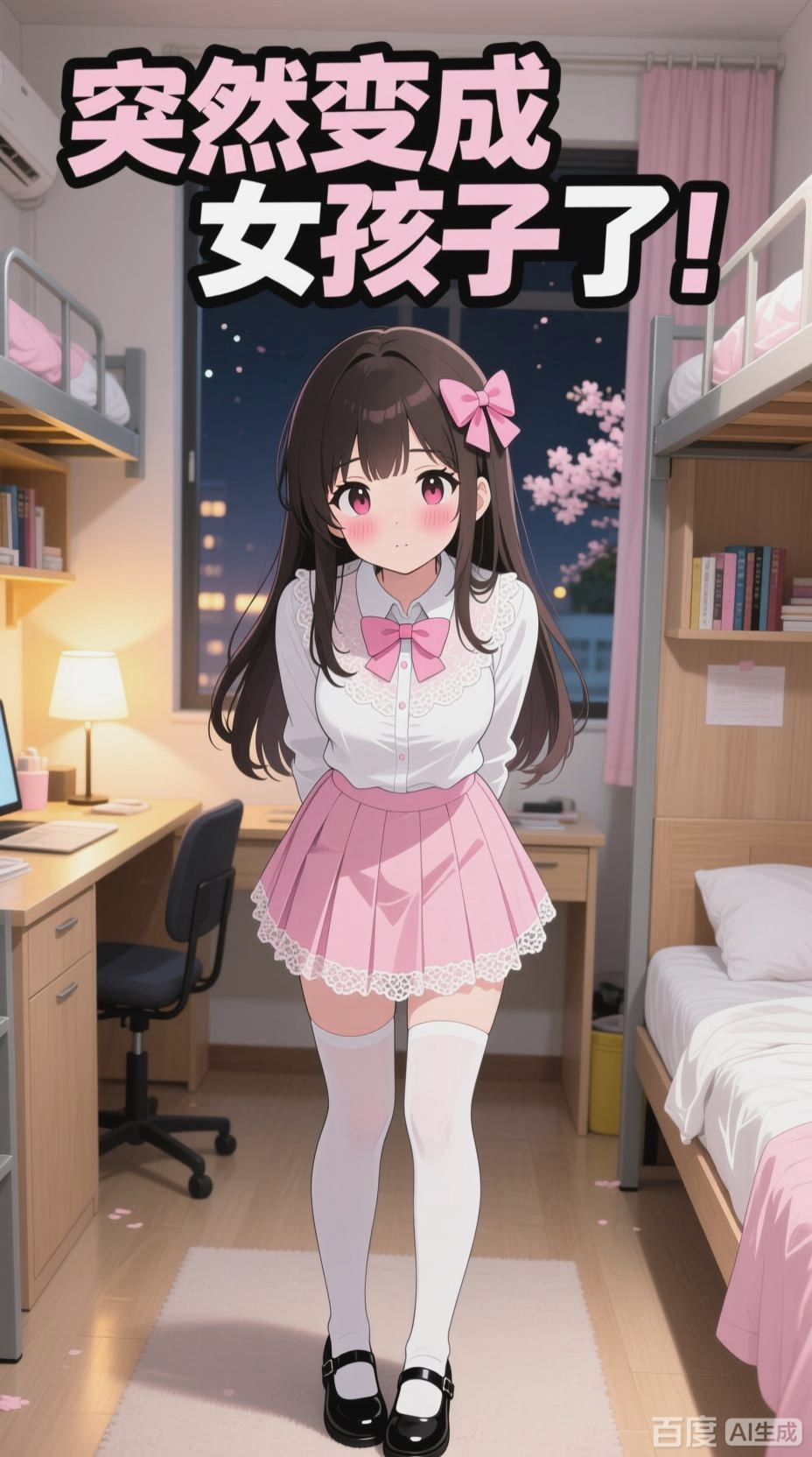 男生变女生,女装宿舍趣事