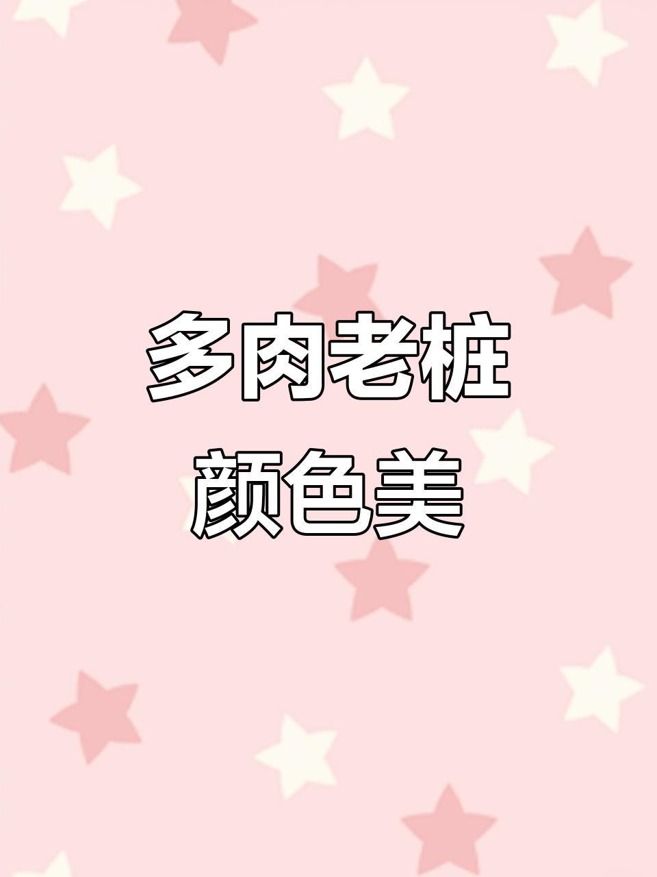 艳日辉多肉老桩，阳光下的美丽色彩让人惊艳！
