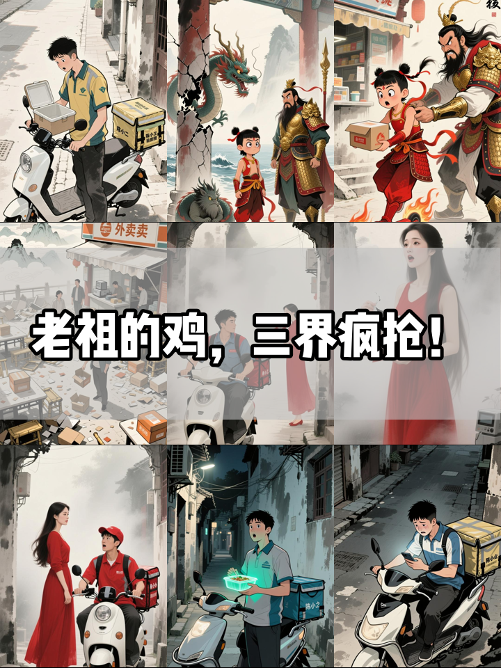 异界外卖员用钵钵鸡征服三界,最后一口让妖王现原形