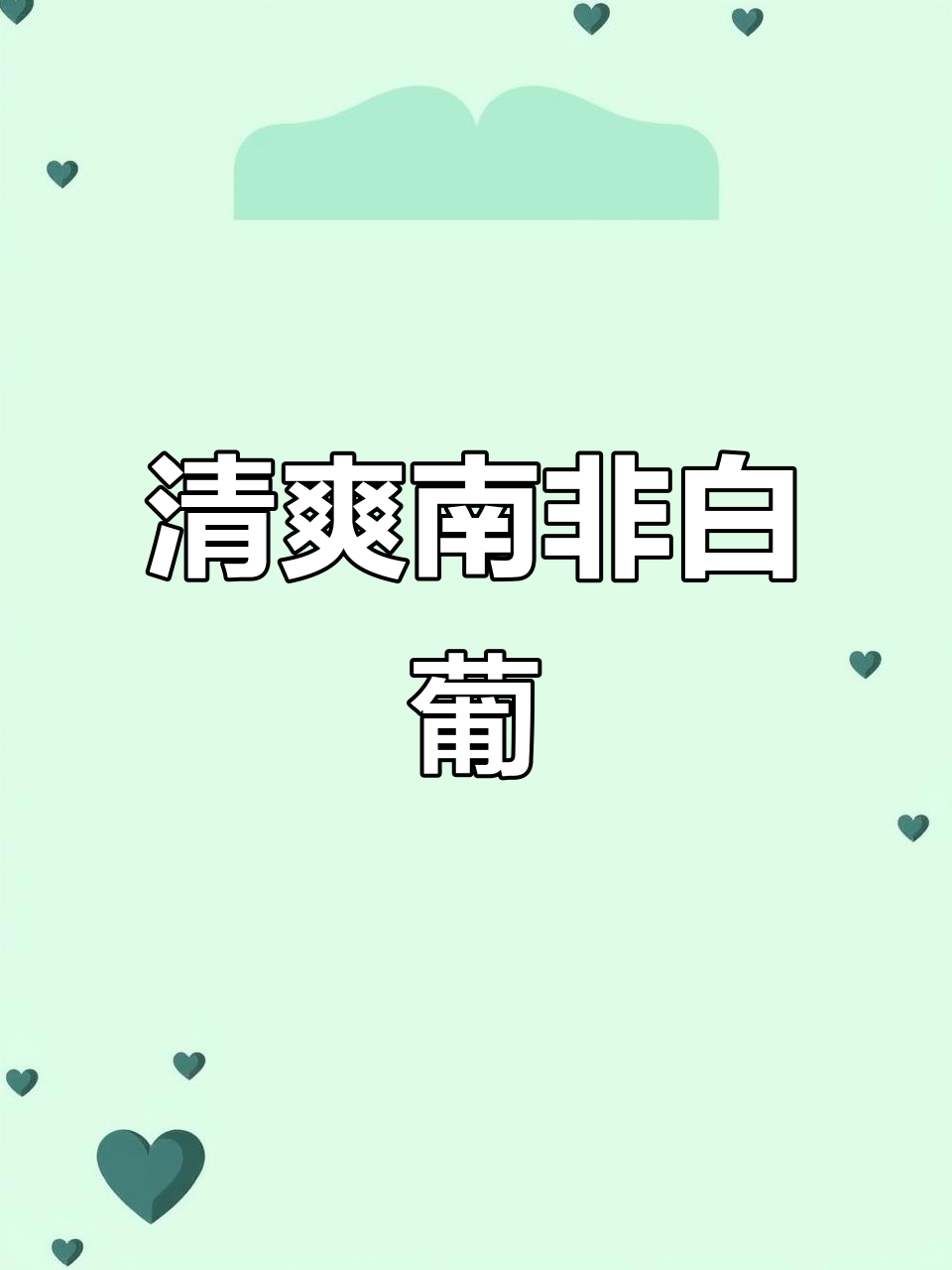 南非白葡萄酒,清新口感,荔枝、柑橘香气扑鼻