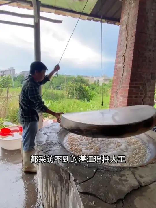 只有鲜甜味的湛江瑶柱,本地渔民自晒煲汤食材海味干货湛江美食超便宜超划算广东美食fff