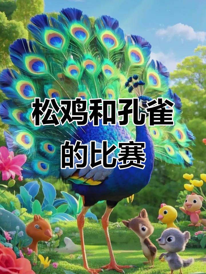 松鸡与孔雀的森林选美大赛,谁才是真正的美丽?