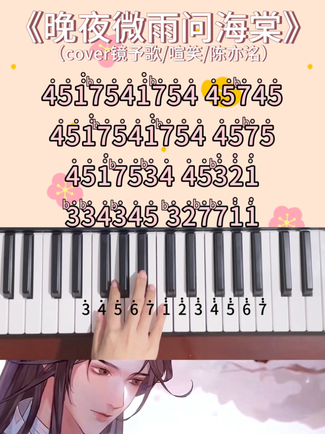 学会100首钢琴曲第43首|晚夜微雨问海棠