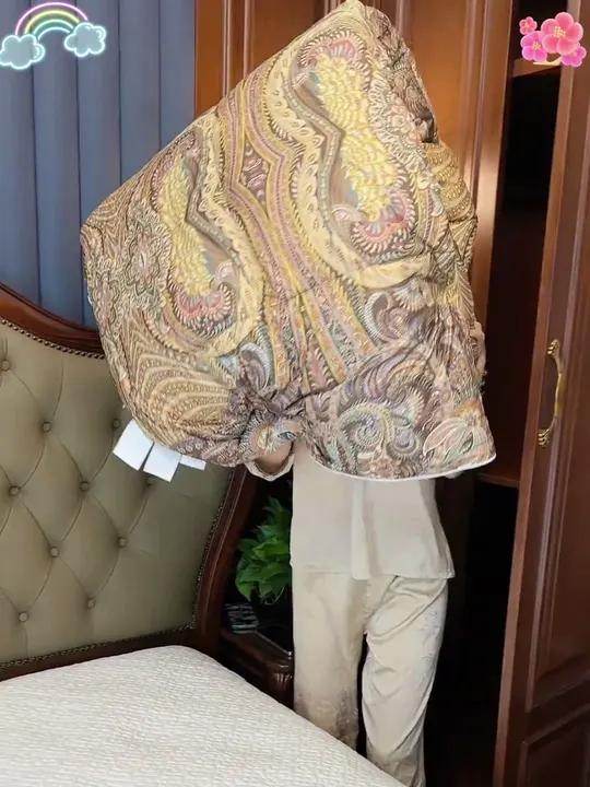 严选富安那品牌欧式精品95鹅丝绒秋冬被5.7-6斤 别划走 便宜不贵 鹅绒被 好物分享 富