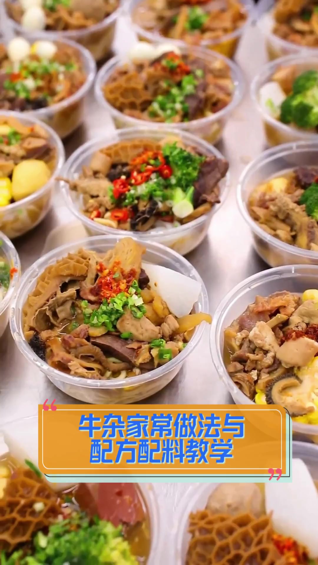 牛杂家常做法与配方配料教学