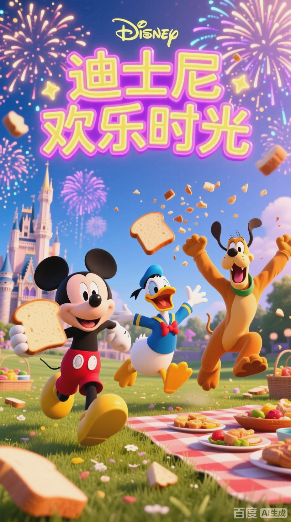 米奇与布鲁托(唐老鸭)的欢乐时光
