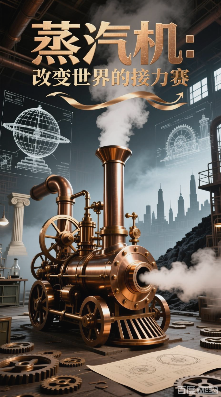 蒸汽机的发明历史揭秘