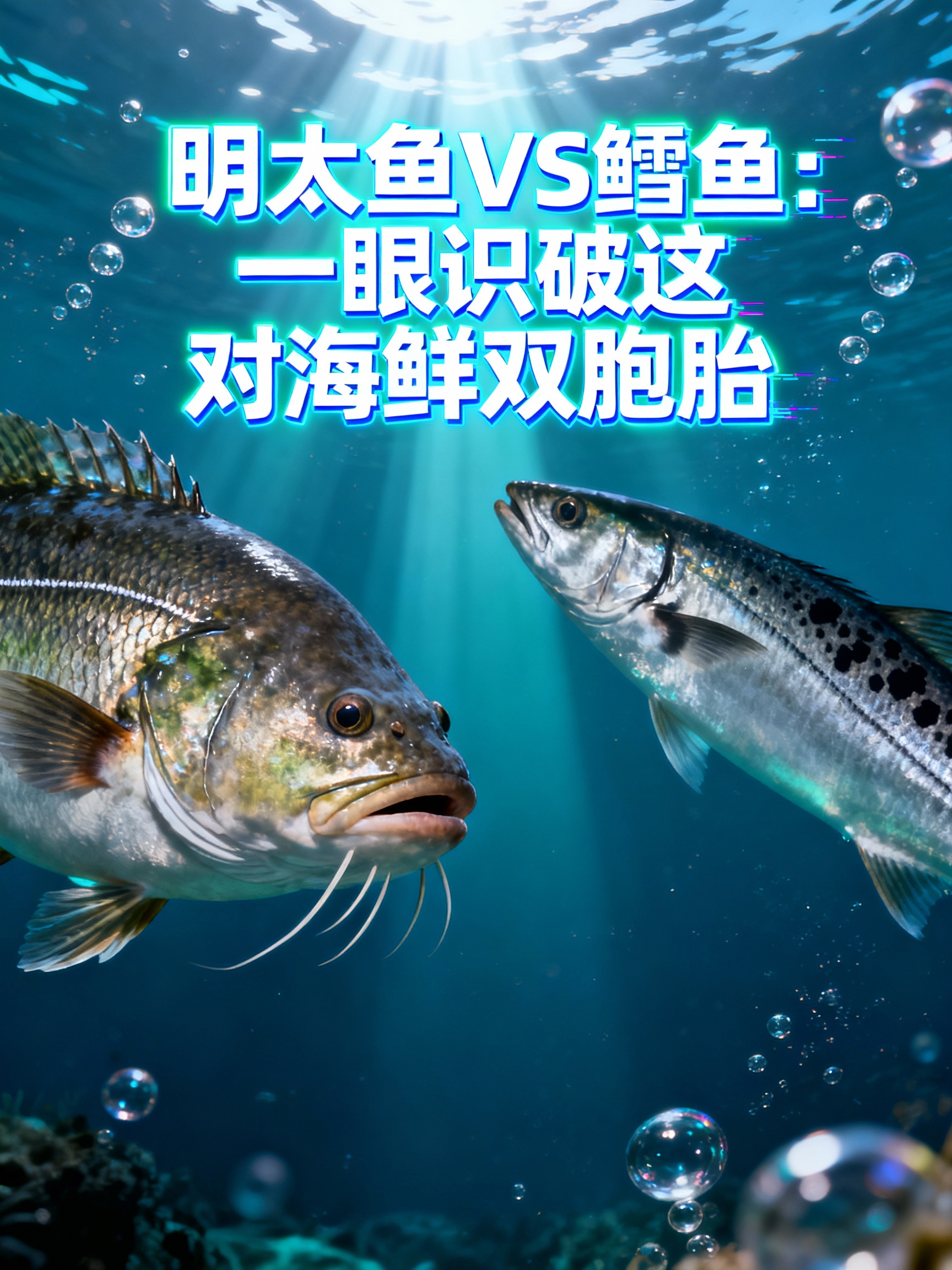 明太鱼VS鳕鱼:一眼识破这对海鲜双胞胎