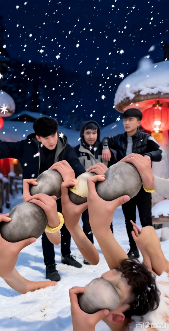 雪地大汤圆爆笑挑战