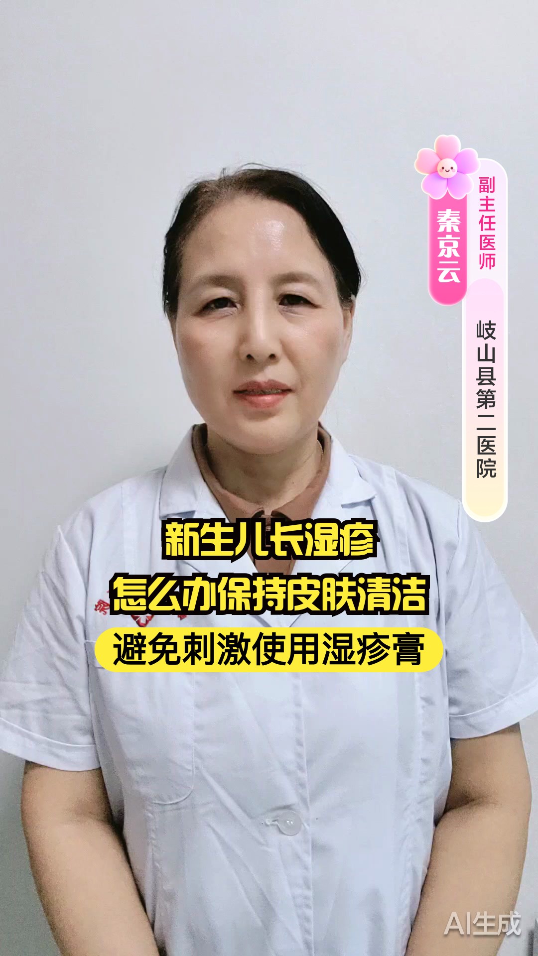 新生儿长湿疹怎么办？保持皮肤清洁、避免刺激、使用湿疹膏