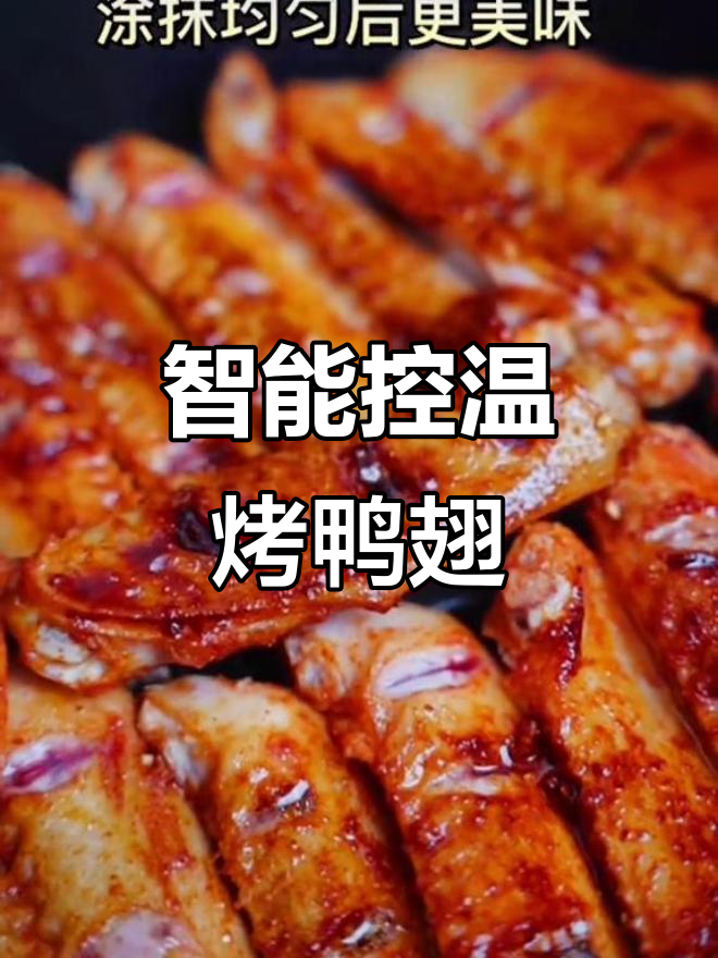 苏泊尔空气炸锅烤鸭翅，轻松做出酥脆美味