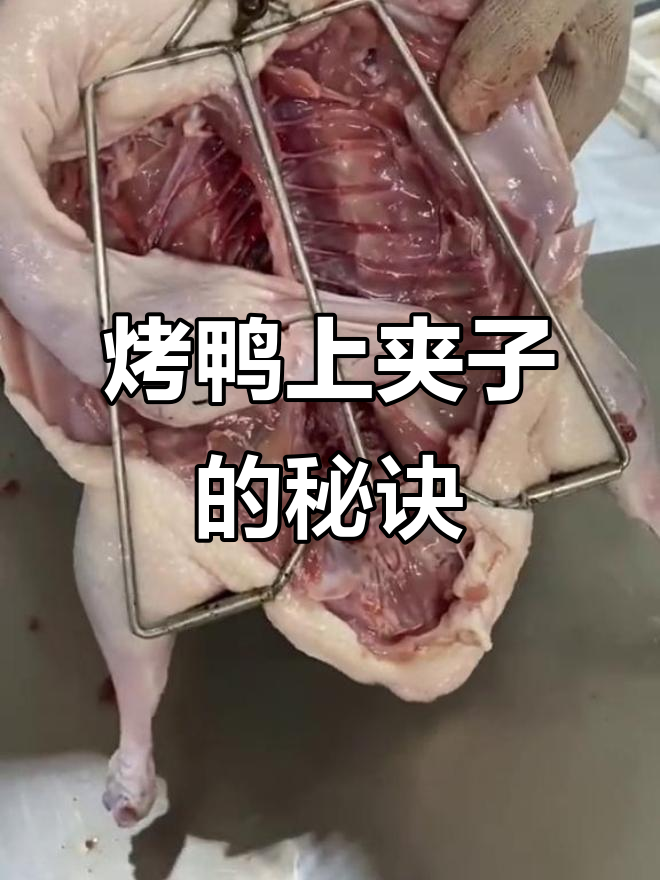 手撕烤鸭技巧大揭秘,如何用夹子做出完美造型