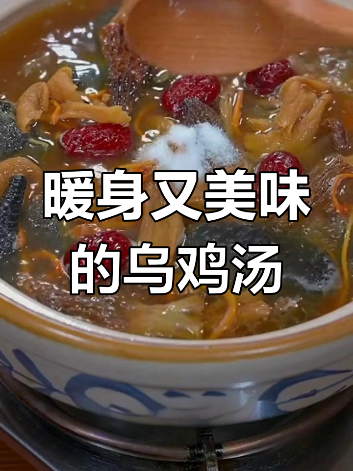 冬季手脚冰凉?试试这款滋补乌鸡汤