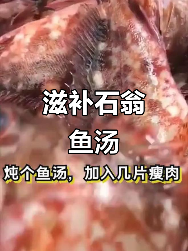 石翁鱼炖汤,营养满满又美味,孕期产后必试!