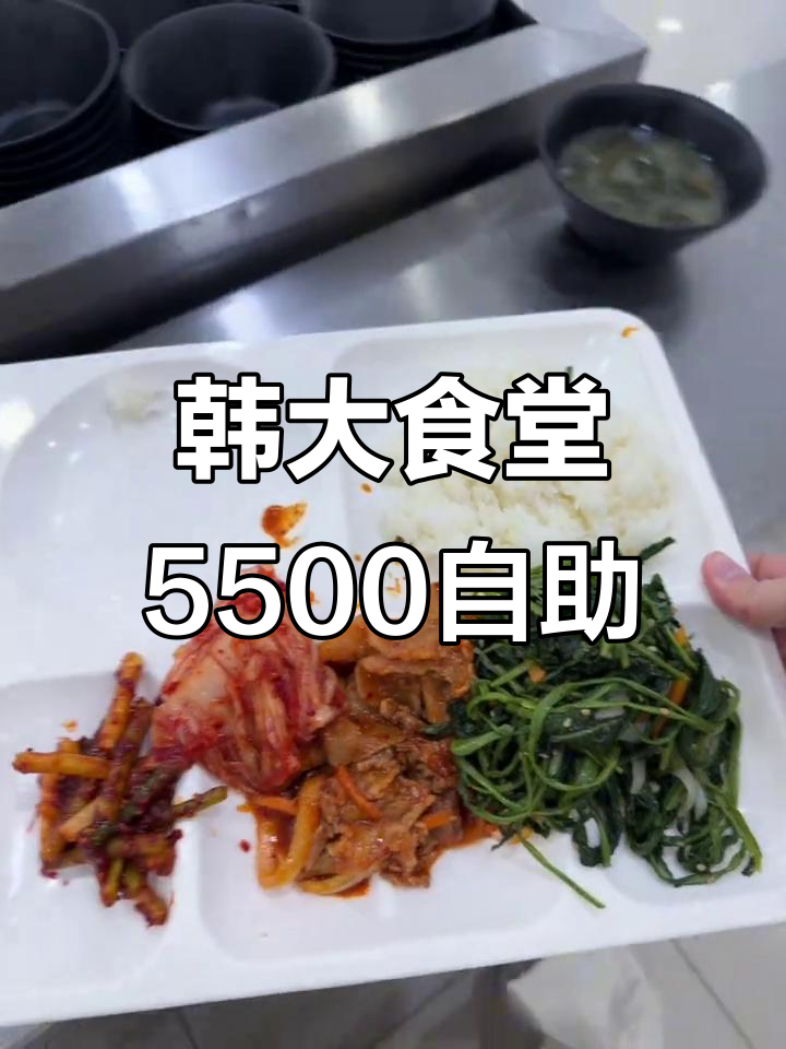 韩国大学教工食堂自助餐:甜到腻的午餐体验