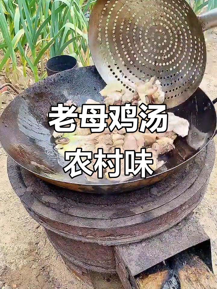 农家老母鸡炖汤,香气扑鼻,味道一绝