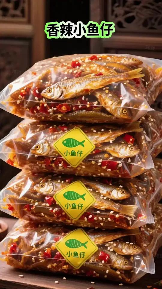 湖南特产香辣小鱼仔!亲爱的家人们,赶快来看看这款,湖南特产香辣小鱼仔,堪称餐桌上的璀璨明星