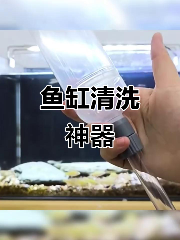 手动吸水器,轻松清洁鱼缸底部粪便与杂物