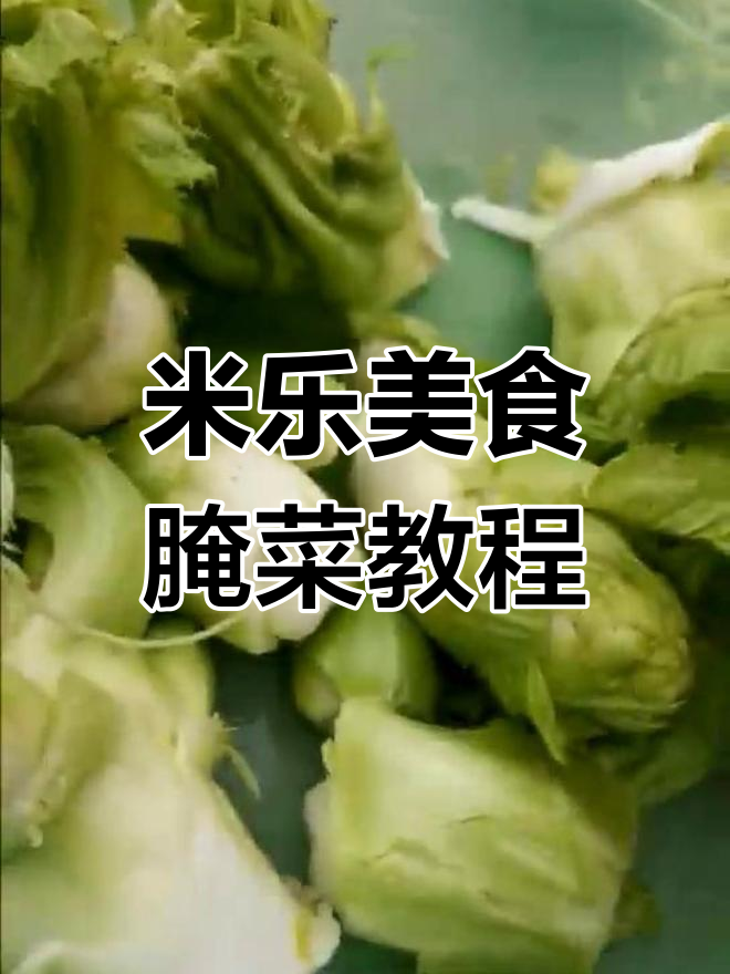 腌菜制作大揭秘,一边哭一边做!