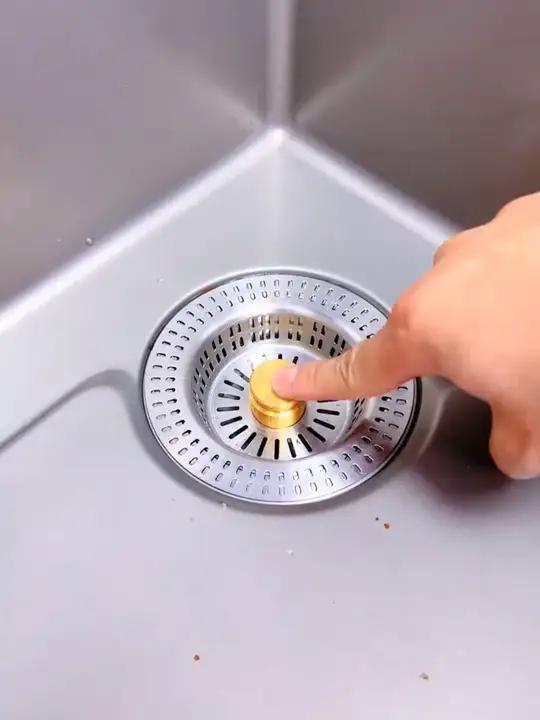 九牧王不锈钢厨房水槽滤网洗菜盆漏水塞洗碗池菜池通用款弹跳防虫