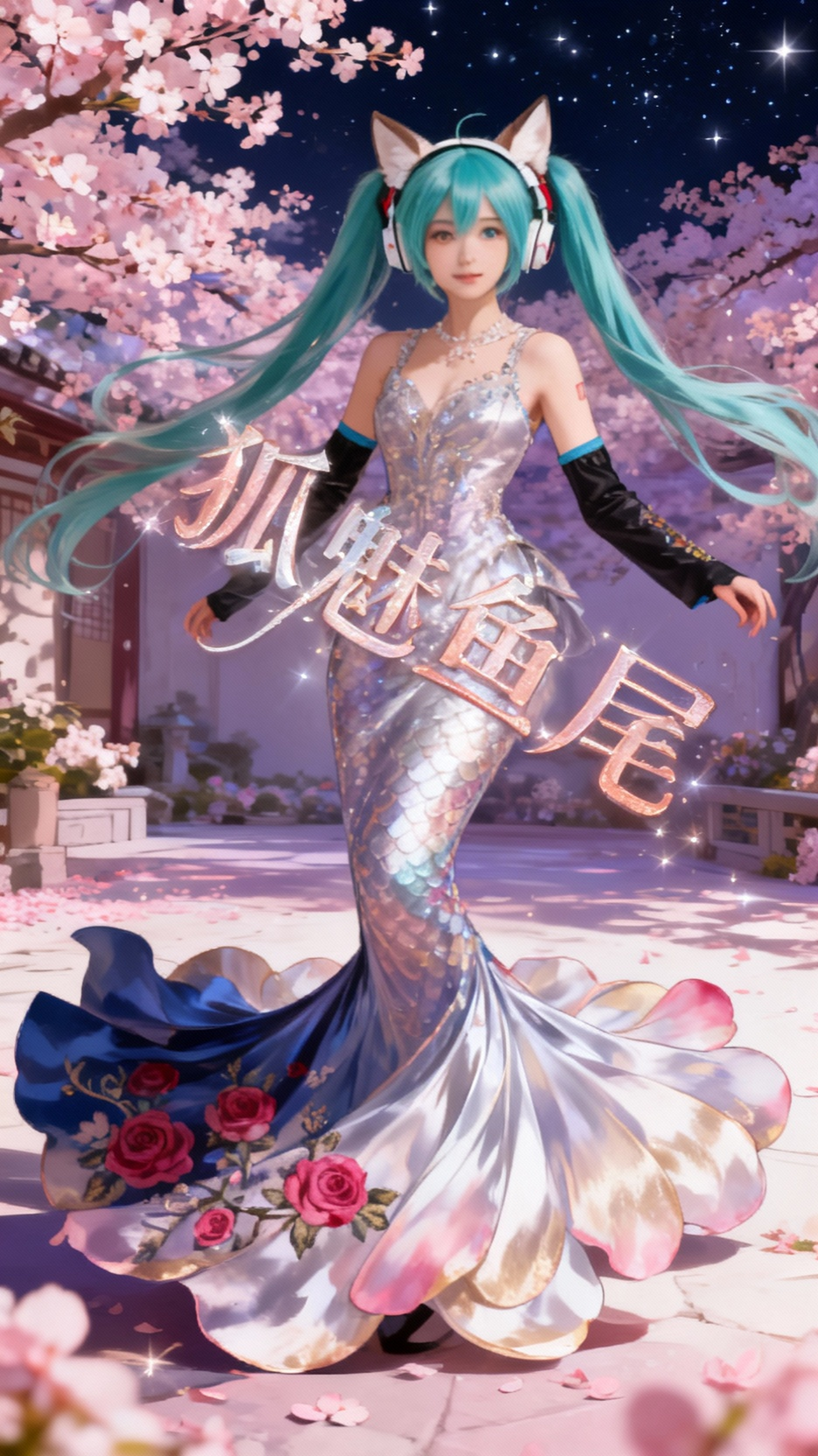 苍音妲己,鱼尾晚礼服的魅力