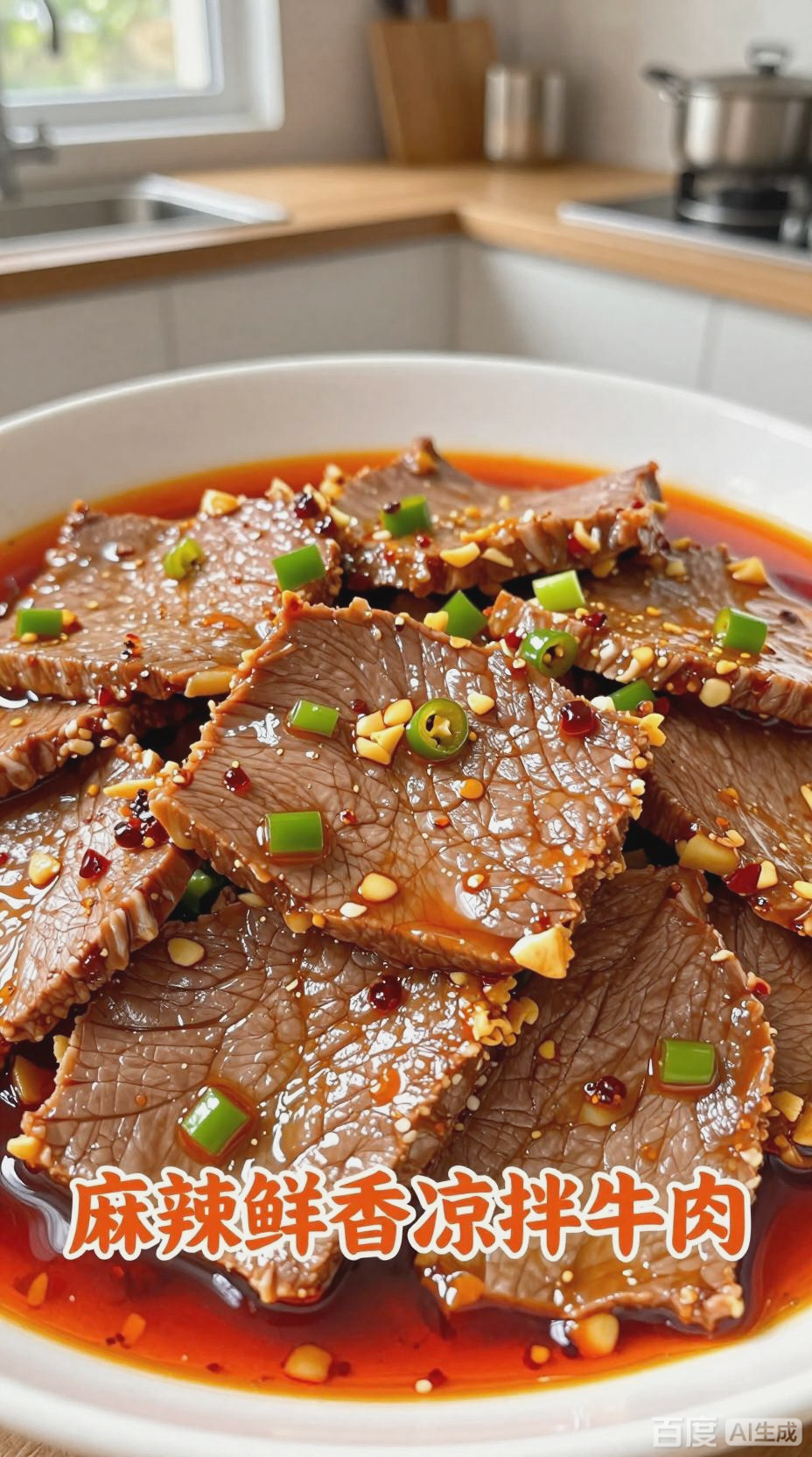 麻辣鲜香凉拌牛肉,味蕾的狂欢
