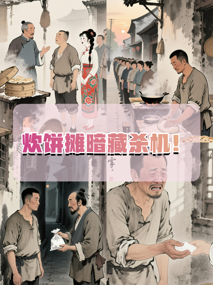 武大郎炊饼摊日赚千文的秘密，竟是一场致命交易