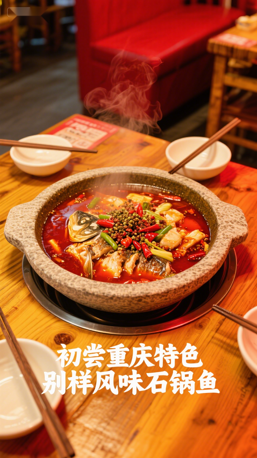 初尝重庆特色,别样风味石锅鱼