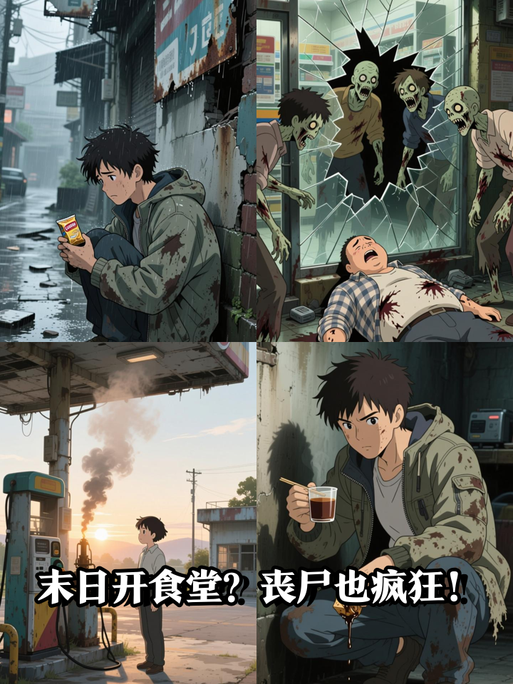 丧尸围城我摆摊，一碗臭豆腐征服末日！