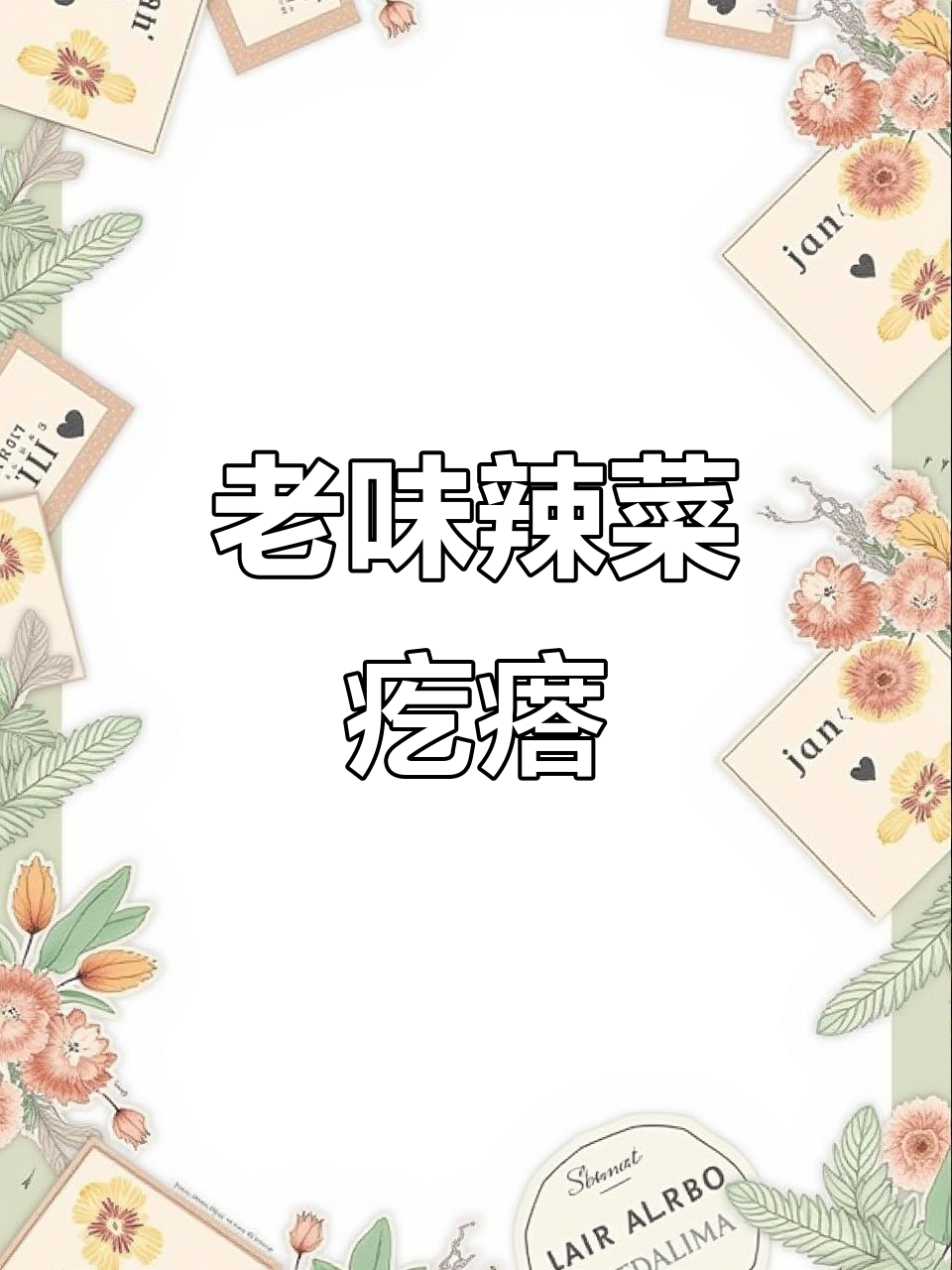 30年老味道,辣菜疙瘩的独特做法