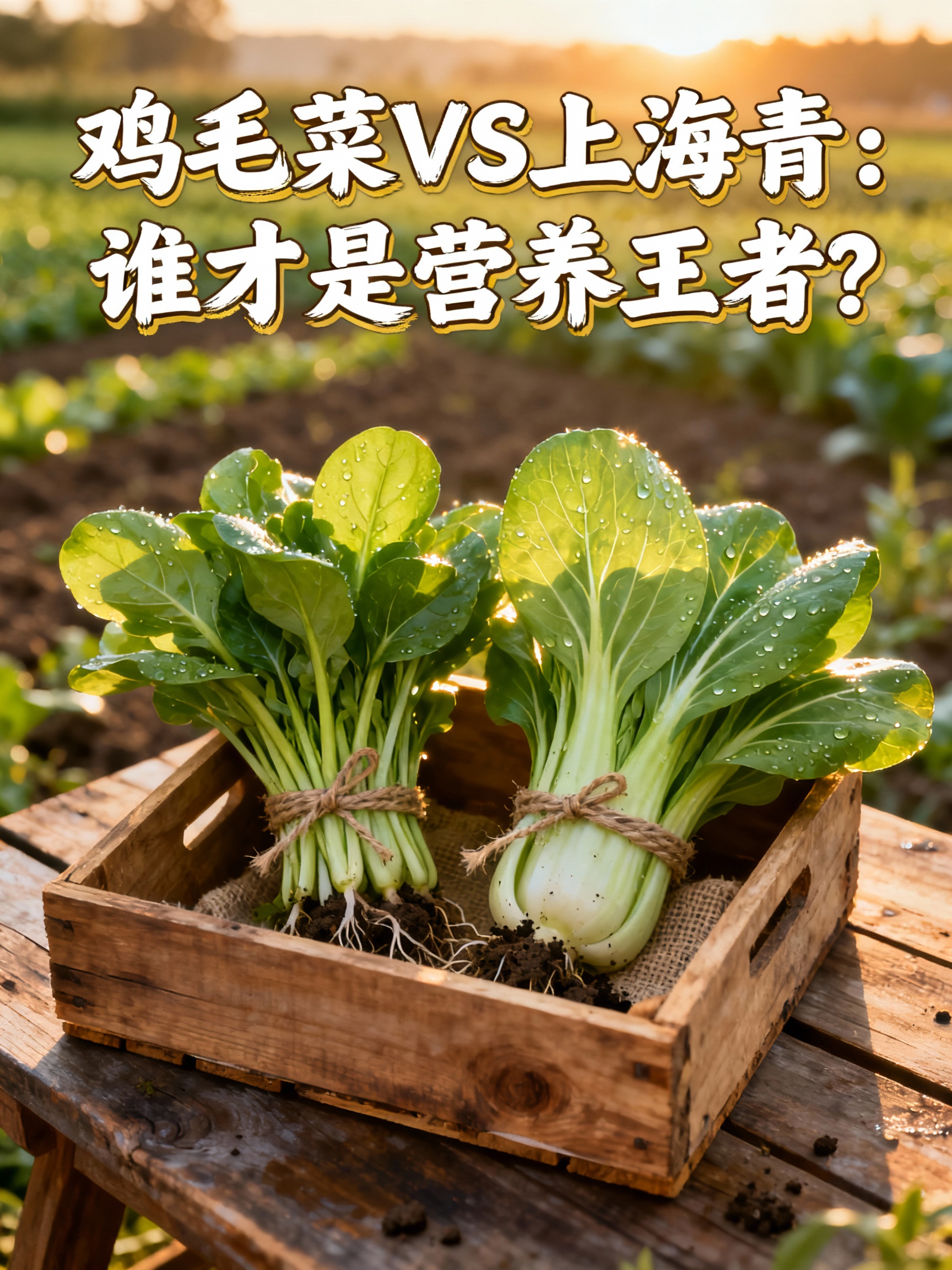 鸡毛菜VS上海青：谁才是营养王者？
