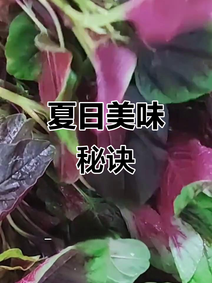 夏季必备苋菜皮蛋汤,简单一招让味道更鲜美!