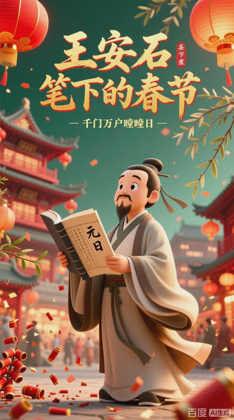 王安石《元日》古诗赏析