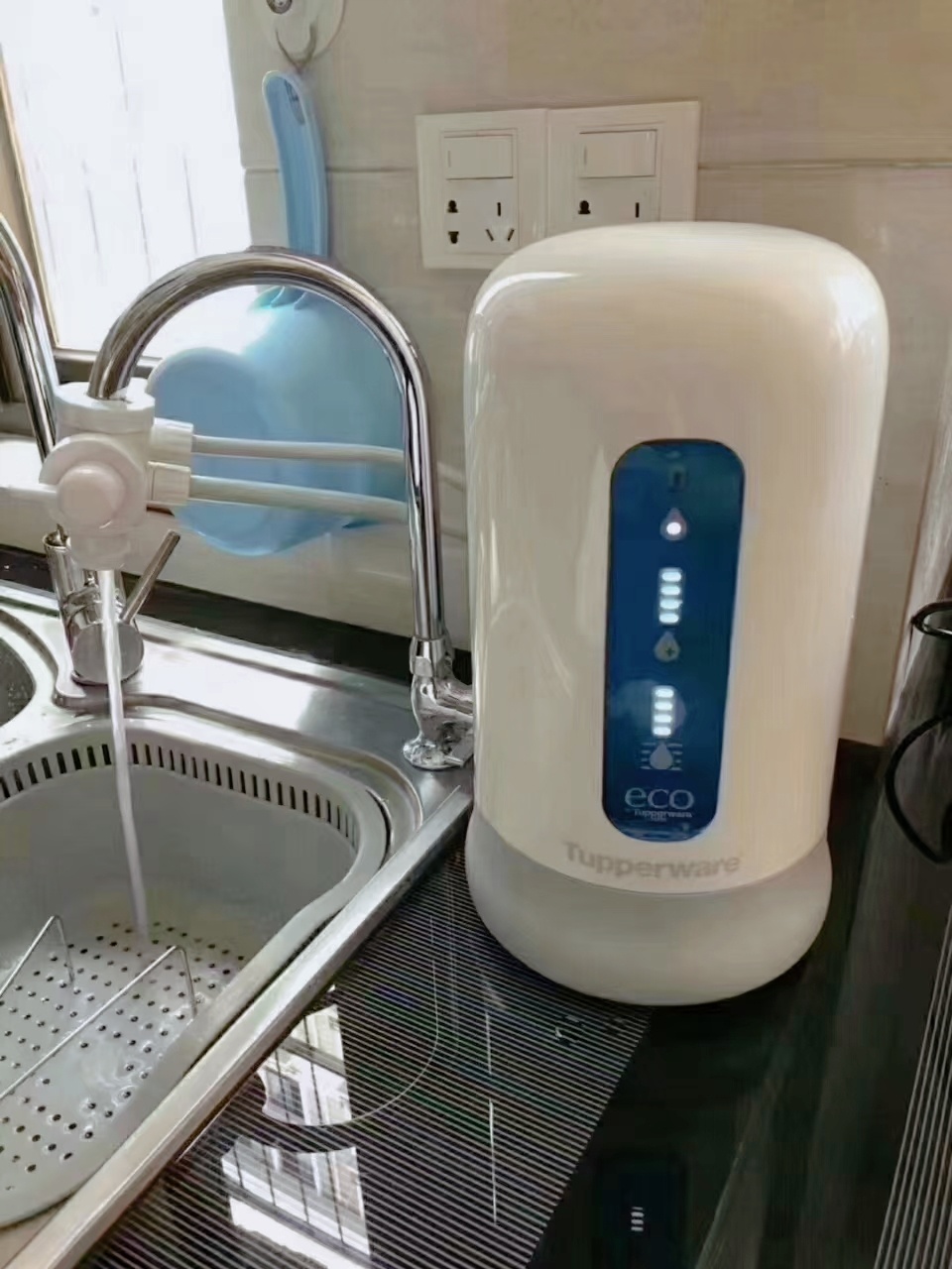 水质直接决定体质哦特百惠净水器无需插电不排废水安装简单即滤即