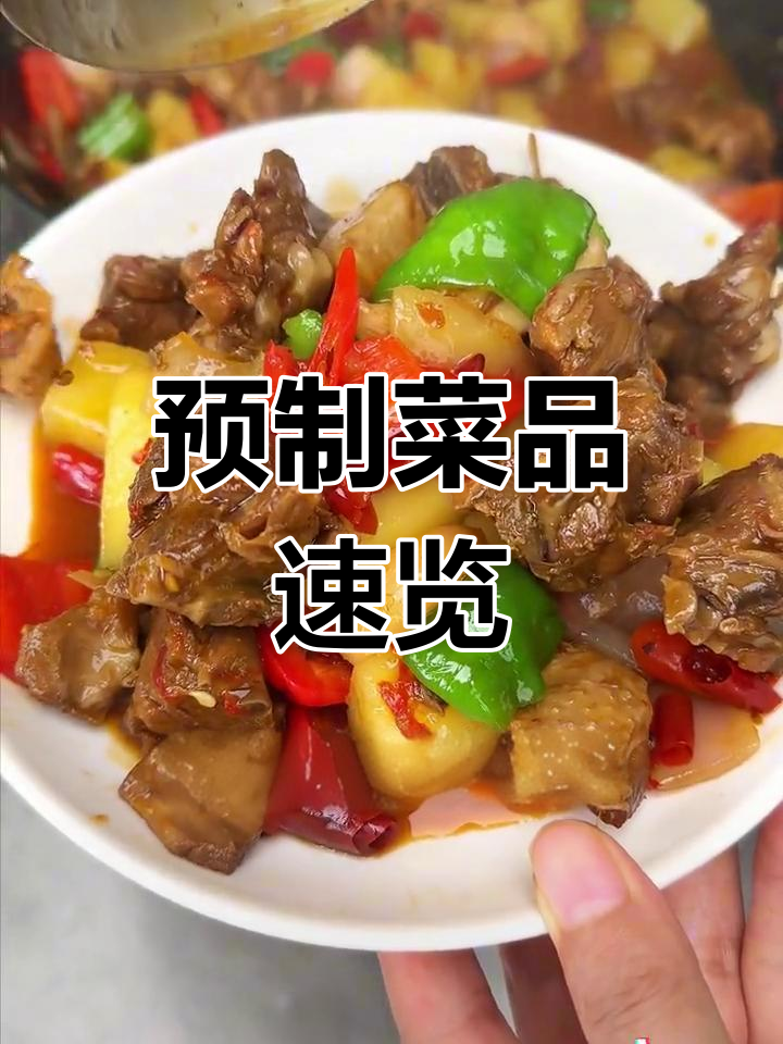 餐饮预制菜,加热即食或二次加工,方便快捷