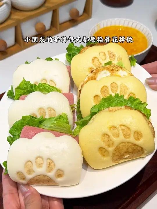 孩子开学的早餐一定要给孩子做这个虎扒包，营养又好吃孩子特别喜欢，关键是几分钟就能做好了。#