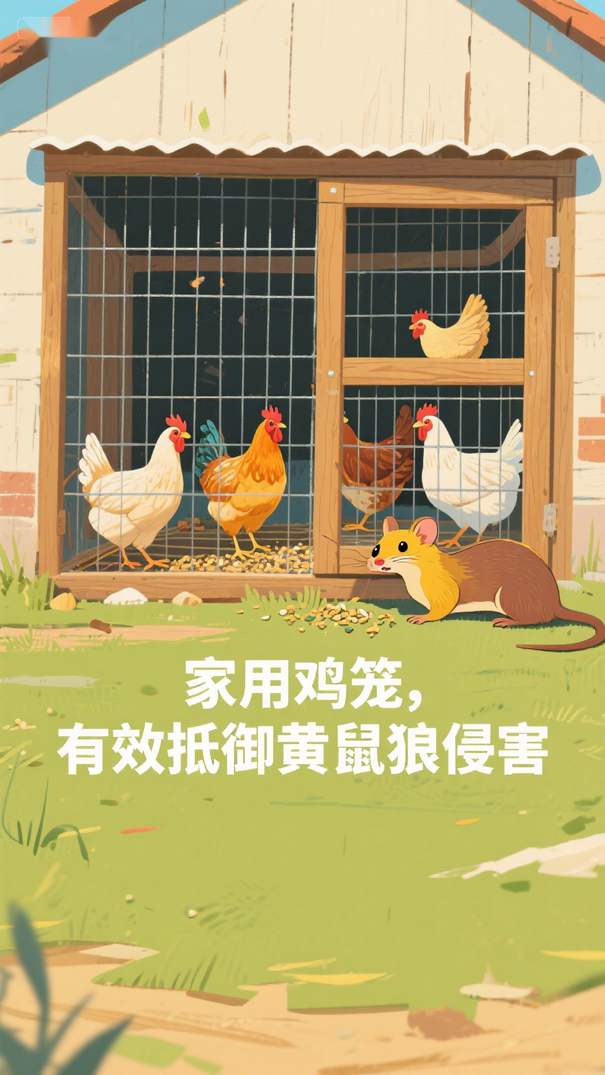 家用鸡笼,有效抵御黄鼠狼侵害