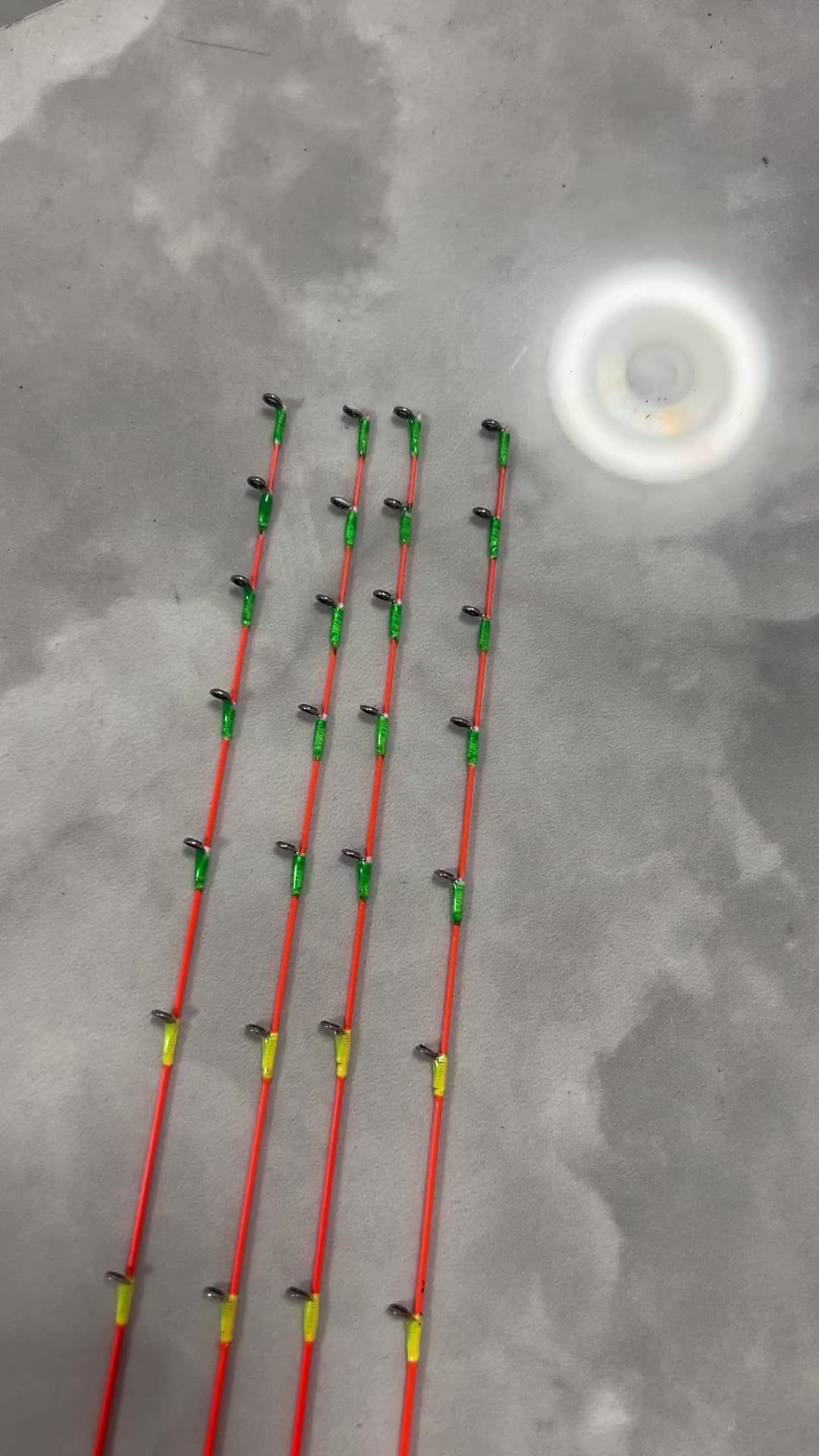 双十一特价4.0元径0.4先径超薄陶瓷环竿稍来咯,总导环用了15颗,4颗防氧镐陶瓷环+11