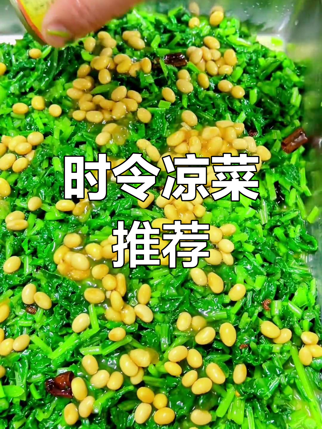 季节更替,凉菜需顺应时令,绿色蔬菜必不可少