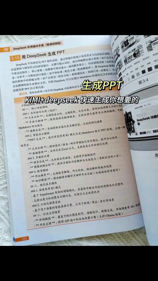 今天推荐一本最新的让你彻底摆脱无效工作的宝藏工具书《DeepSeek实用操作手册(微课视频