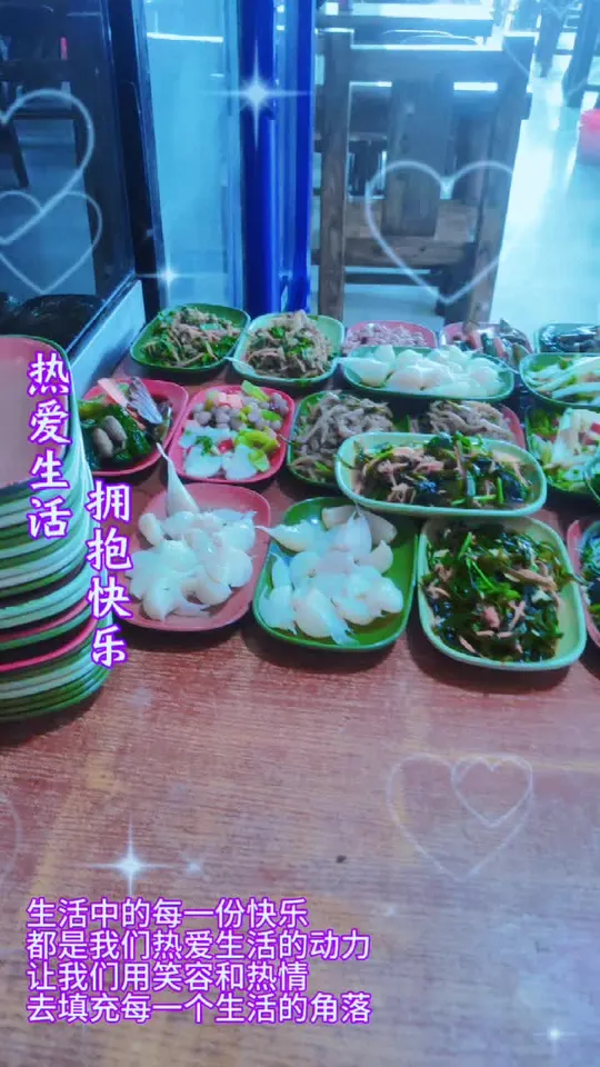 美食凉菜肉类展示厨房烹饪场景实录
