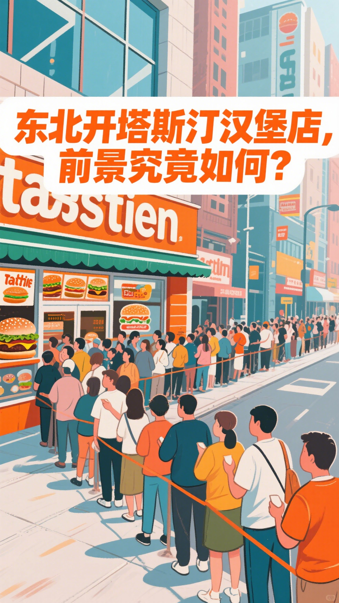 东北开塔斯汀汉堡店,前景究竟如何?