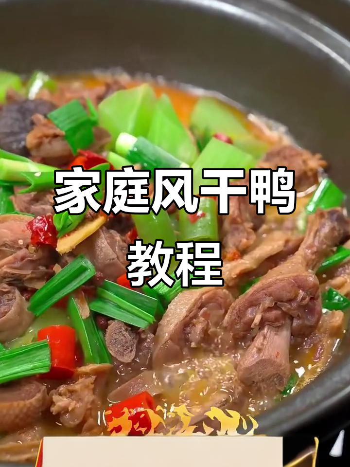 风干鸭肉家常做法,简单又美味