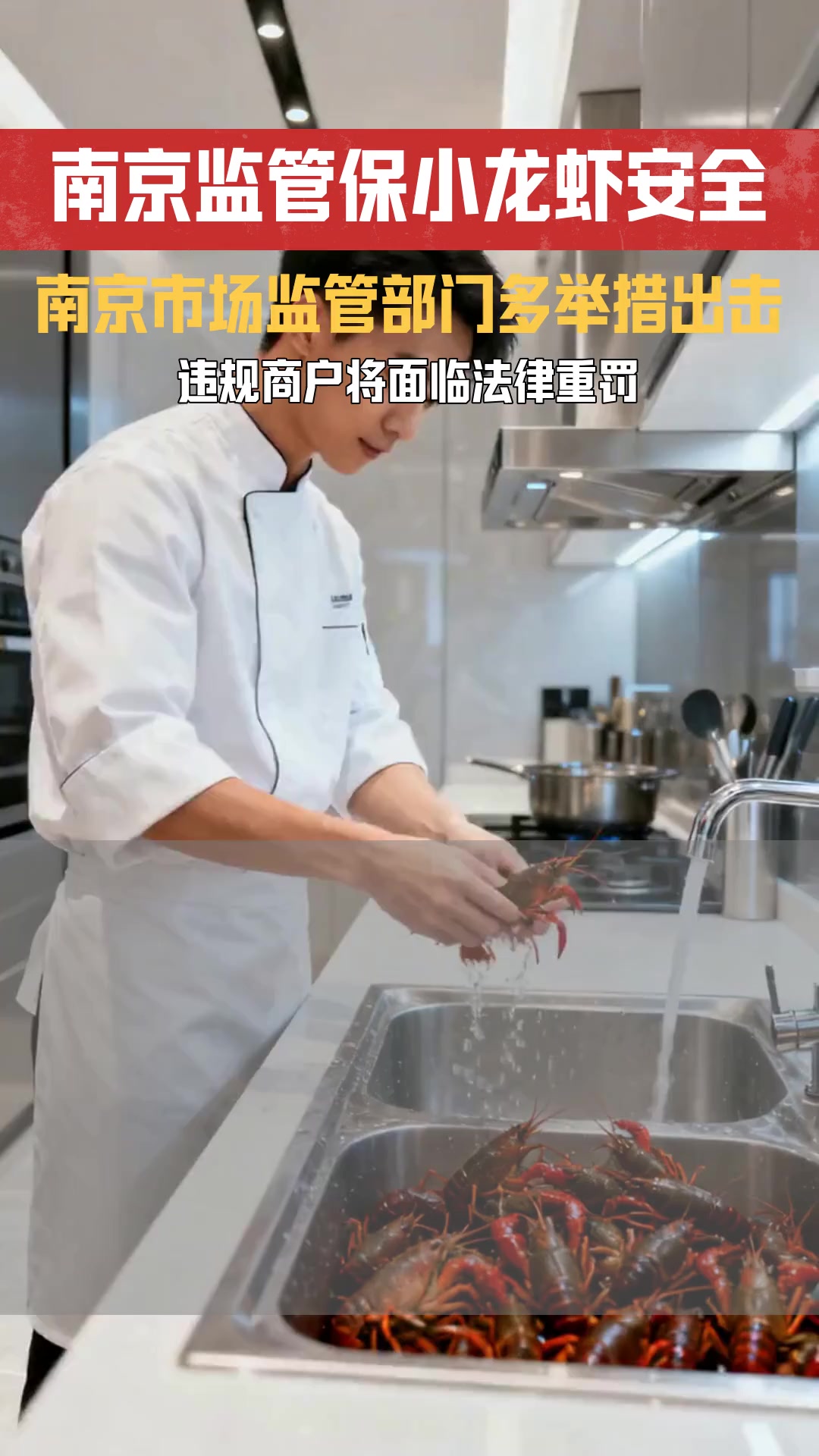 南京提早上市小龙虾 市场监管部门如何确保食品安全执法到位