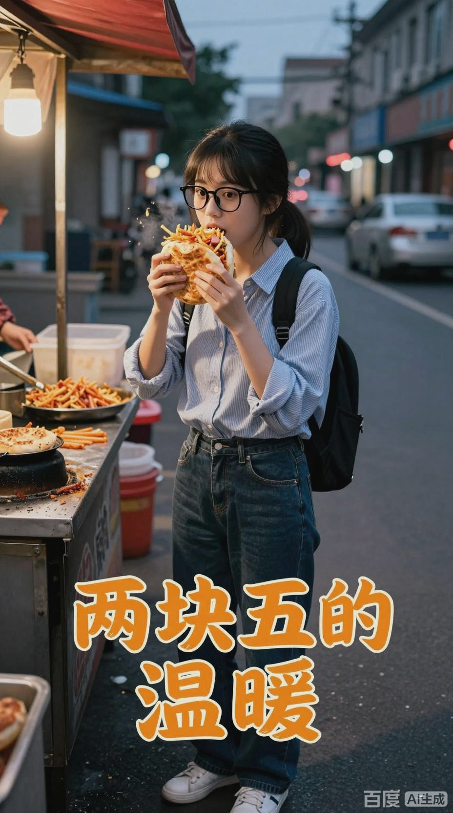 河南大叔街头卖烧饼夹菜,竟让异乡人吃哭想家!